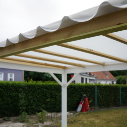 Installation de pergola en PVC Montbrison